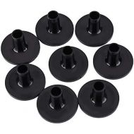[아마존베스트]Bnineteenteam 8 Pieces Plastic Black Cymbal Cases Musical Instruments Accessories