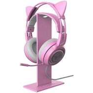 [아마존베스트]SOMIC Pink Headphone Stand Gaming Headset Holder with Solid Base and Flexible Earphone Hanger with Supporting for All Headphones Size