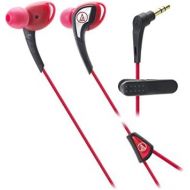 Audio-Technica ATH-SPORT2RD SonicSport In-Ear Headphones, Red