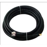Wilson Times Microwave LMR-400 Ultra Low Loss 50-Foot Antenna Cable. N Male to Straight SMA Male connectors | RF Coaxial cable connects an external antenna to Access Point, Radio or Anten