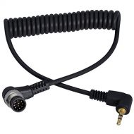 Neewer 2.5mm-N1 Off Camera Remote Shutter Release Connecting Cord Cable for Nikon D800 D700 D300 D300S D4 D3S D3X D3 D200 N90S F5 F6 F100 F90 F90X / FUJI S3 S5 Camera Flash Trigger
