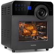 Klarstein AeroVital Cube Chef Hot Air Fryer, 1700 W, DuoHeating Technology, 14 Litre Volume, 16 Programmes, Touch Screen, Time Delay: Approx. 10 hours. Thermostat: 50 220 °C, sta