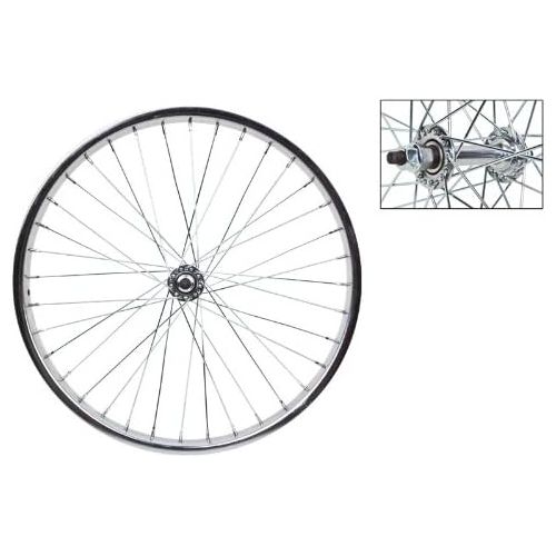  Wheel Master 20 x 1.75 Front Bicycle Wheel, 36H, Steel, Bolt On, Silver