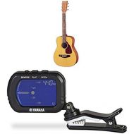 [아마존베스트]Yamaha FG JR1 3/4 Size Acoustic Guitar with Gig Bag - (Natural) with GCT1 Clip On Tuner