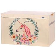 [아마존베스트]Yosayd Chest Cube Storage Box Large Decorative Storage Bin with Lid for Boys Girls Room