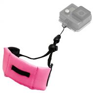 Kolasels Waterproof-Non-slip Camera Float Strap with Hand Grip Lanyard, Wristband for Underwater GoPro,Waterproof Camera, Keys,Sunglass,etc (pink )