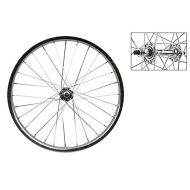 Wheel Master 18 x 1.75 Front Bicycle Wheel, 28H, Steel, Bolt On, Silver