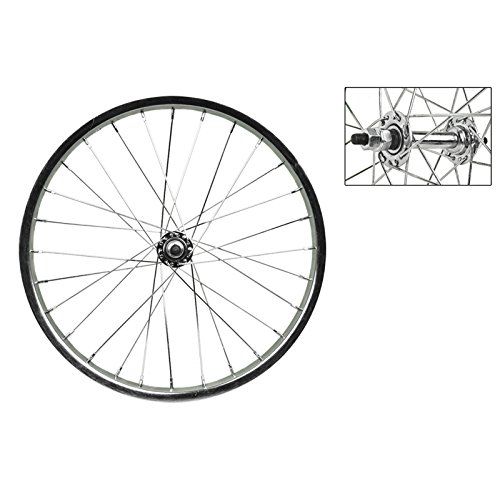  Wheel Master 18 x 1.75 Front Bicycle Wheel, 28H, Steel, Bolt On, Silver
