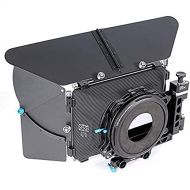 Foto4easy DP500 Mark III 4x4 DSLR Swing Away Matte Box for Sony A7 A7R A7S II III Panasonic GH5 GH5s BMPCC 4K 6K Canon Nikon Video Cinema Camera,15mm Rail Rod System