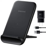 Samsung Official 2020 9W Convertible Wireless Fast Charging Stand Pad or Stand Position (Black)