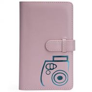 Frankmate Mini Wallet Photo Album Compatible with Polaroid Fujifilm Mini 7s 8 8+ 9 25 26 50s 70 90 11 Film (Pink)