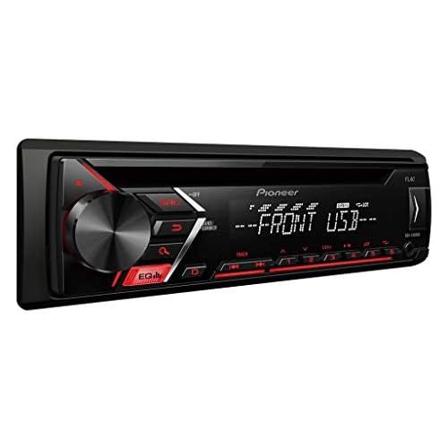 파이오니아 [아마존베스트]-Service-Informationen Pioneer DEH-S100UB Car Radio USB CD Receiver Car Radio with Front AUX-In, 4x 50 W, High Level Car HiFi Black