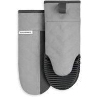 KitchenAid Beacon Two-Tone Oven Mitt 2-Pack Set, 5.75x13, Cool Grey/Frost Grey 2 Count