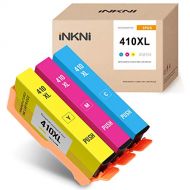 INKNI Remanufactured Ink Cartridge Replacement for Epson 410XL 410 XL T410XL for Expression XP-7100 XP-830 XP-640 XP-630 XP-530 XP-635 Printer ( Cyan, Magenta, Yellow, 3-Pack)