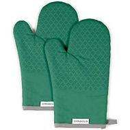 KitchenAid Asteroid Cotton Oven Mitts with Silicone Grip, Set of 2, Pebbled Palm 2 Count