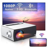 5G WiFi Bluetooth Projector, Artlii Enjoy 3 Native 1080P Movie Projector Support Dolby, Max 300 Portable Outdoor Projector Compatible with TV Stick,iOS,Android,PS4