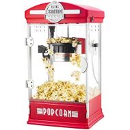 Great Northern Popcorn Company Great Northern Popcorn Big Bambino Popcorn Machine - Old Fashioned Popcorn Maker with 4-Ounce Kettle, Measuring Cups, Scoop and Serving Cups (Red), 10.8 x 9.7 x 19.5