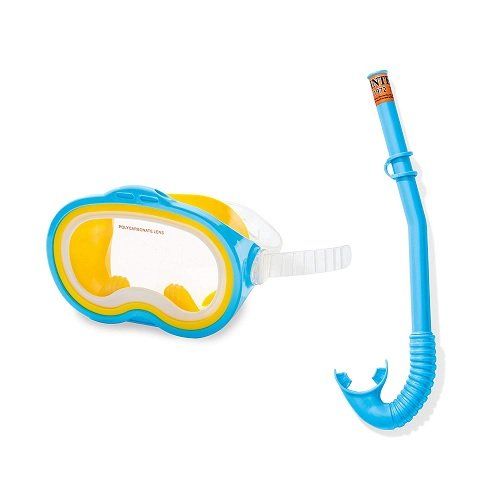 인텍스 Intex RECREATION Marketing 55942 Adventurer Mask/Snorker Blue Swim Set