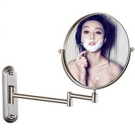 GURUN Wall Mount Magnifying Mirror Brushed Nickel Finish with 7x Magnification,8-Inch Two-Sided Swivel...