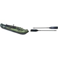 Sevylor Colorado 2-Person Inflatable Fishing Kayak with Paddle & Rod Holders, Adjustable Seats, & Carry Handle; Kayak Can Fit Trolling Motor