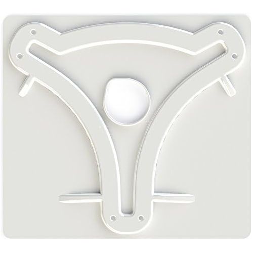  KING MB8200 Antenna Mounting Plate for KING Jack and OmniPro OTA Antennas , White