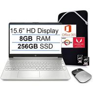 2021 Newest HP 15.6 HD Display Laptop, AMD Athlon Silver 3050U(up to 3.2GHz, Beat i3-8130U), 8GB RAM, 256GB SSD, 1-Year Office 365, WiFi, Bluetooth, HDMI, Webcam, Win 10S, Silver,