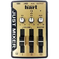 [아마존베스트]Maker hart Just Mixer 2 Audio/DJ Mixer  Compact USB Powered Stereo Desktop Mixer with 3 In/2 Outputs (3.5 mm) plus USB Audio Output