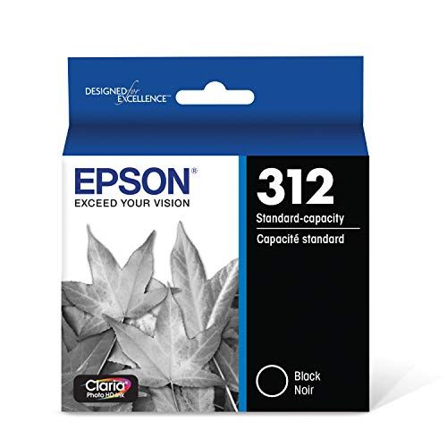 엡손 Epson T312 Claria Photo HD -Ink Standard Capacity Photo Black -Cartridge (T312120-S) for select Epson Expression Photo Printers