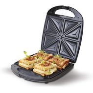 [아마존베스트]CAMRY Stainless Steel Sandwich Maker Toaster XXL 4 Portion 1.100 Watt