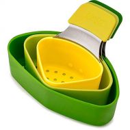 Joseph Joseph 40083 Nest Steam Stackable Steamer Basket Set with Three Compartments (3 Piece), One Size, Green