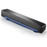 Docooler Mini Speaker, Portable USB Soundbar Home Theater Stereo Subwoofer Powerful Music Player with 3.5mm Audio Plug for PC Laptop TV MP3 MP4