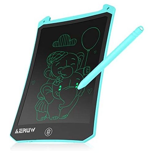  [아마존베스트]ERUW LCD Writing Board 8.5 Inch Drawing Board Erasable Electronic Digital Drawing Pad Doodle Board for Children Writing Board Paperless Graphic Tablet Gifts for Children (Blue)