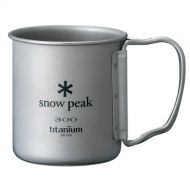 Snow Peak Titanium Single Cup 300 Folding Handle Mug