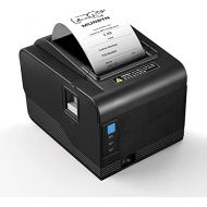 [아마존베스트]MUNBYN [Receipt Printer] Thermal Printer/Receipt Printer 300 mm/sec 80 mm/Bon Ticket Print/Ticket Code Thermal Printer/Auto CU/with USB