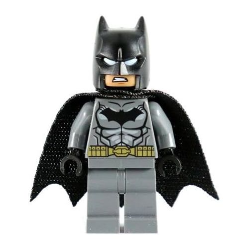  LEGO DC Comics Super Heroes Batman Minifigure - Batman Dark Gray Gold Belt