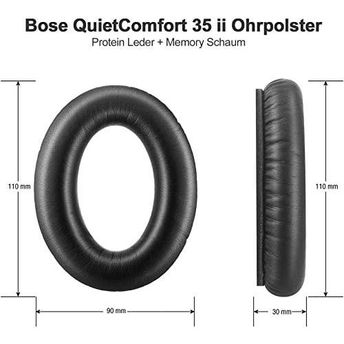  [아마존베스트]EVXVE Earpads for Bose QuietComfort 35 ii, Premium Replacement Pads for Bose QuietComfort 35 (QC35) Headphones, Replacement Ear Cushion Compatible with Bose QuietComfort 35 II QC35 II Ov