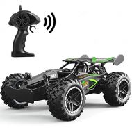 Blexy RC Cars Water-Resistant High Speed Remote Control Car 2.4GHz 2WD RC Truck 1/18 Remote Control Racing Toy Vehicle Fast Hobby Car for Kids with Two Rechargeable Battery Black