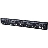 JOYO PXL-PRO Foot Pedal Controller Dual 4-Channel 8 Loop Programmable Pedal Switcher with Mute Switch and Buffered Bypass (Black)