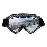 JJINPIXIU Ski Goggles, Double Anti-Fog Ski Goggles, Childrens Mountaineering Ski Goggles, Outdoor Wind and Snow Goggles, Suitable for Men, Women, Teenagers and Children Snowboardin