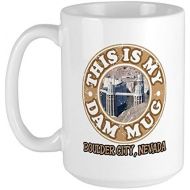 CafePress - Hoover Dam Large Mug Mugs - Coffee Mug, Large 15 oz. White Coffee Cup