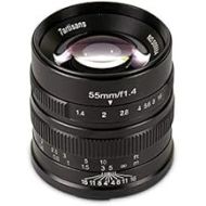 7artisans 55mm f/1.4 Manual Fixed Lens for Fujifilm X Mount Cameras (Black)