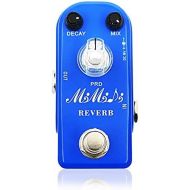 Digital Reverb Pedal - MIMIDI Reverb Mini Pedal with Three Modes, Bass Guitar Effects Pedal Aluminum Alloy Shell True Bypass (M12 Reverb Blue)