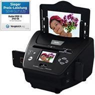 [아마존베스트]Rollei Dia Film Scanner DF-S 100 SE with 5 Megapixels and 2.4 Inch Colour TFT LCD Display and Extensive Accessories for Memory Cards up to 16 GB