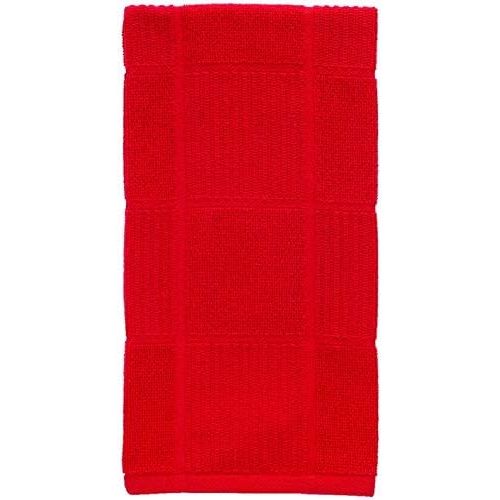  T-fal 6517387 Red Cotton Kitchen Towel - Pack of 6