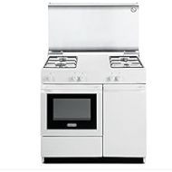 De’Longhi DeLonghi SGW854 N Automatic Gas Stove White Oven and Stove - Ovens and (Stove, White, Rotating, Gas Hob, Steel Enamel, Average)