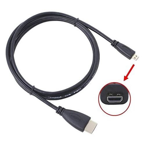  Accessory USA 6ft Micro HDMI to HDMI 1080P AV HD TV Video Audio Cable Cord Lead fits for GO Pro CHDHX-501 CHDHS-501 Action Camera