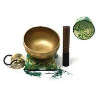 TM THAMELMART FOR BEAUTIFUL MINDS 6 Superb Crown Chakra Tibetan Singing Bowl for Meditation, Sound Healing, Yoga & Sound Therapy. Made of 7 metals. Cushion Suede leather Wooden Mallet, Box & Tingsha nincluded ~Nepa명상종 싱잉볼