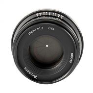 7artisans 35mm F1.2 Mark II Large Aperture Lens APS-C Manual Fixed Lens for Fujifilm X-Mount Mirrorless Camera(Black)