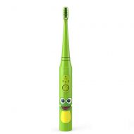 Qi Peng-//electric toothbrush - Childrens Electric Toothbrush Rechargeable Sound Wave Waterproof Smart Baby Automatic Bright White 3-6-12 Years Old Super Soft Hair Electric Toothbr