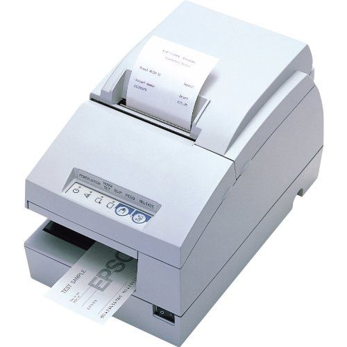 엡손 Epson Tm-u675 Dot Matrix Receipt Slip & Validation Printer Usb No Display Module/Hub Port-Cool White No Micr No Autocutter